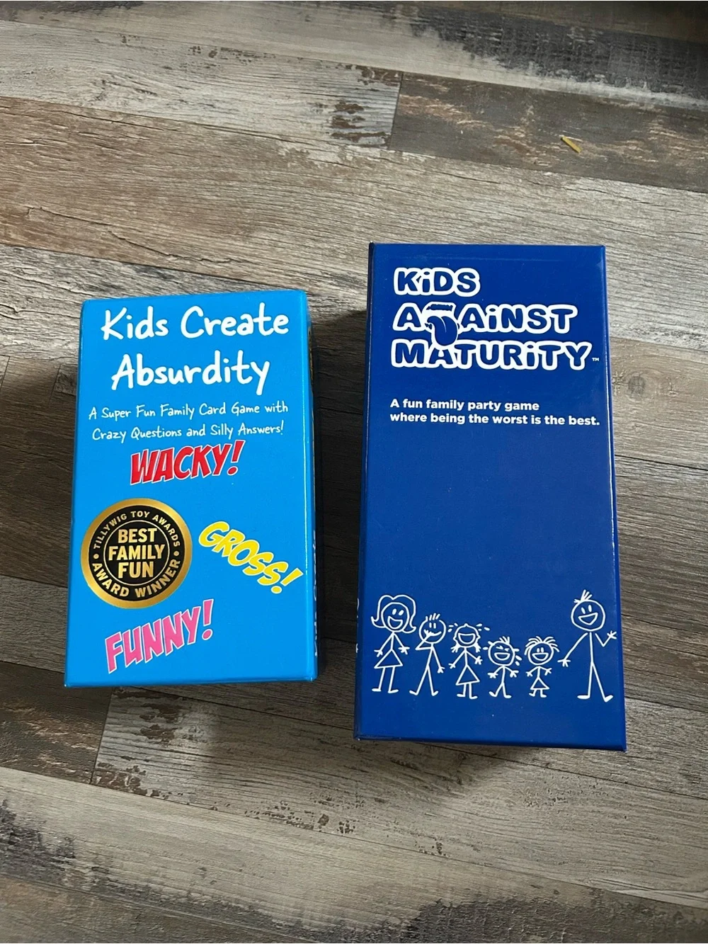 Party Card Game - kids against maturity & kids create absurdity